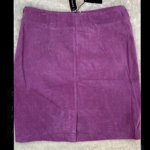 Vintage Express Suede skirt NWT 13/14